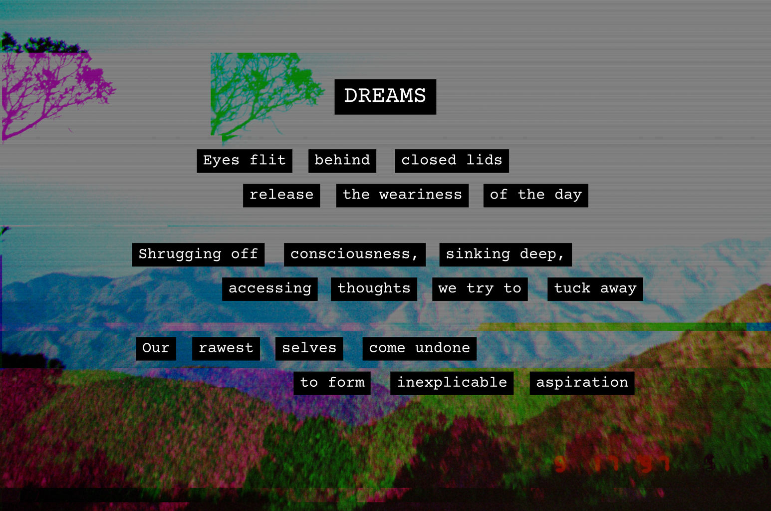 DREAMS - a poem by watchensee